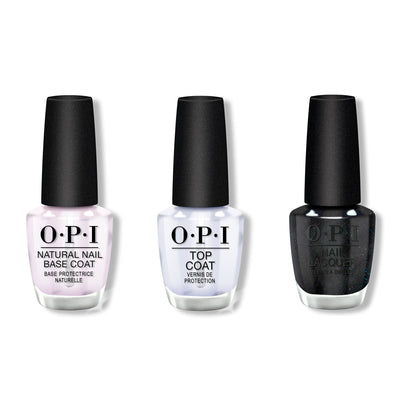 OPI - Nail Lacquer Combo - Base, Top & Cave The Way