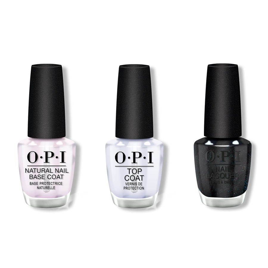 OPI - Nail Lacquer Combo - Base, Top & Cave The Way