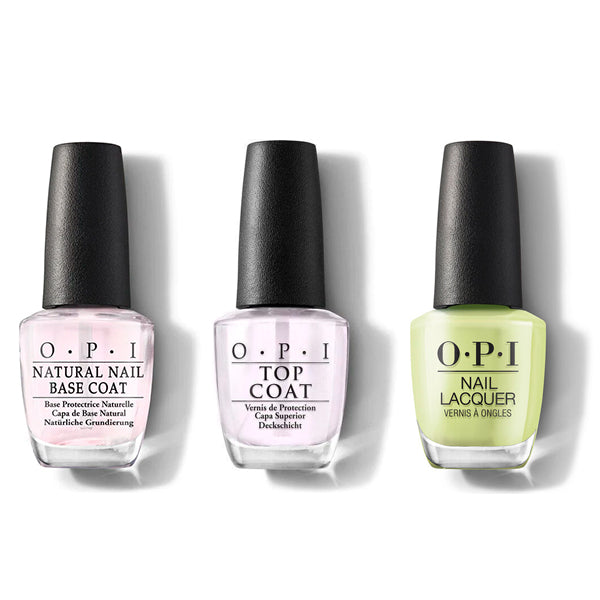 OPI - Nail Lacquer Combo - Base, Top & Clear Your Cash