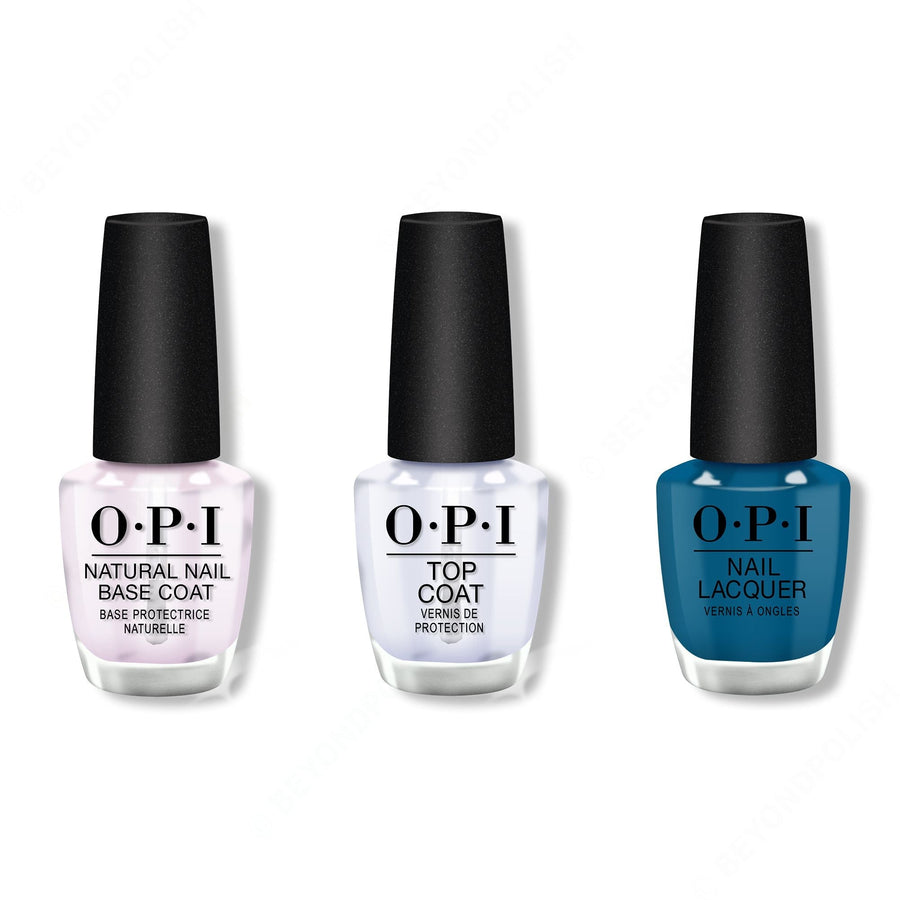 OPI - Nail Lacquer Combo - Base, Top & Duomo Days, Isola Nights 0.5 oz - #GCMI06