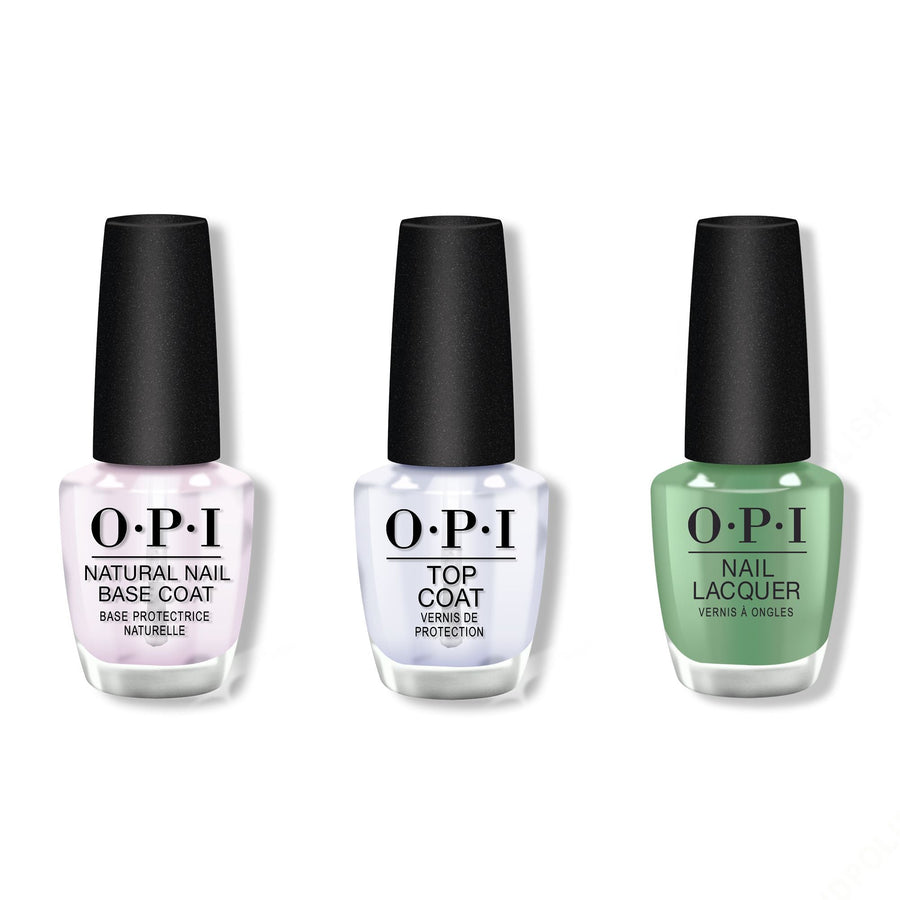 OPI - Nail Lacquer Combo - Base, Top & $elf Made