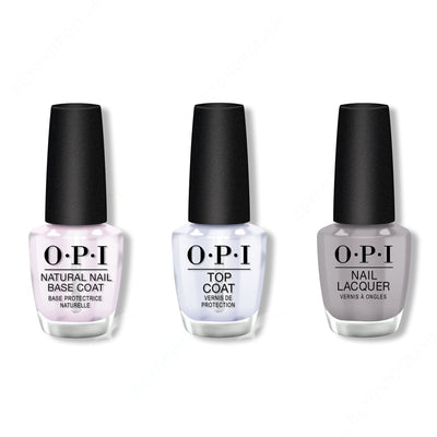 OPI - Nail Lacquer Combo - Base, Top & Engage-meant to Be 0.5 oz - #NLSH5