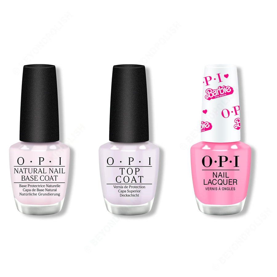 OPI - Nail Lacquer Combo - Base, Top & Feel The Magic!