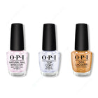OPI - Nail Lacquer Combo - Base, Top & Five Golden Flings