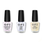 OPI - Nail Lacquer Combo - Base, Top & Gliterally Shimmer