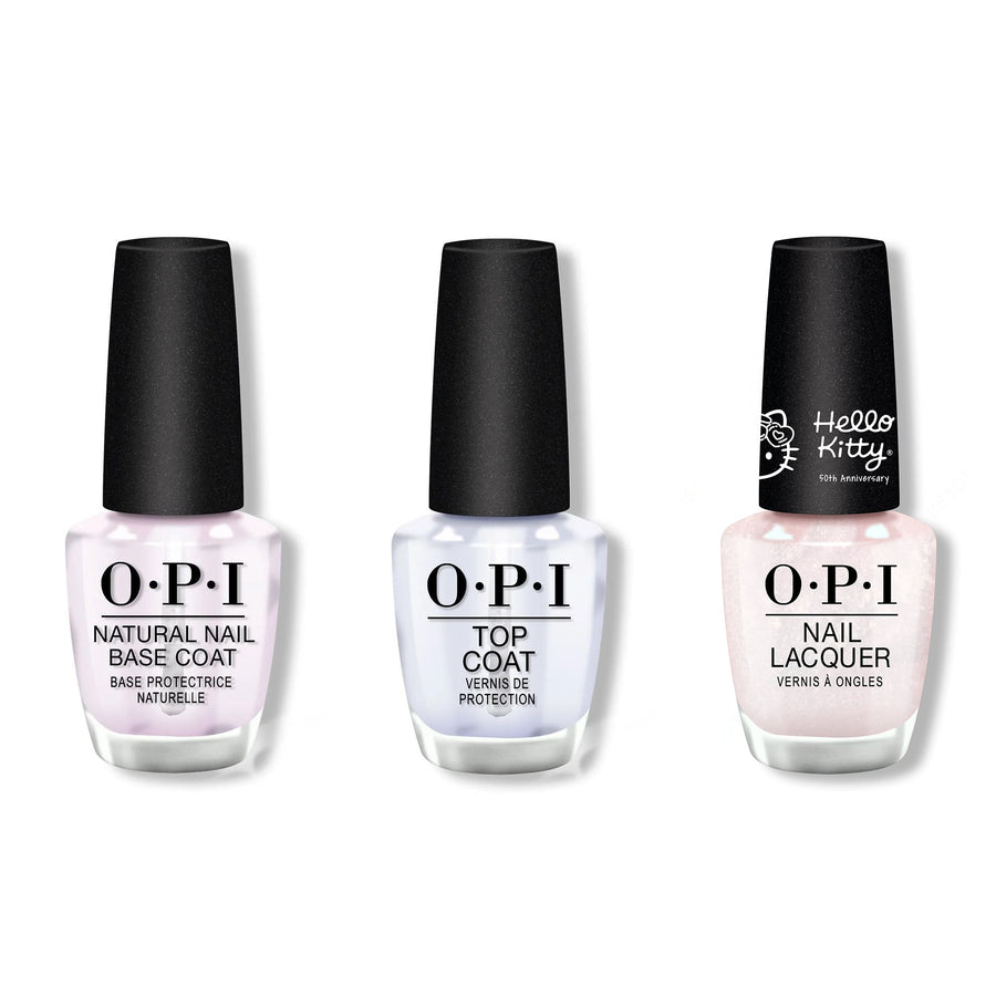 OPI - Nail Lacquer Combo - Base, Top & Let's Be Friends Forever