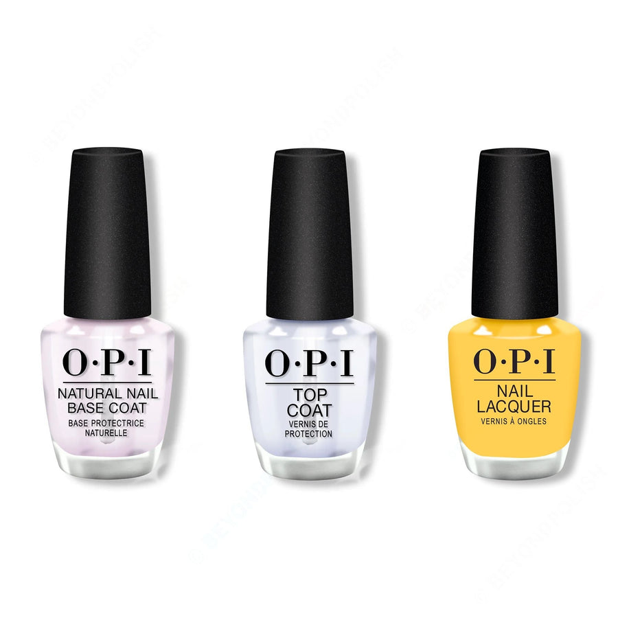 OPI - Nail Lacquer Combo - Base, Top & Lookin' Cute-Icle