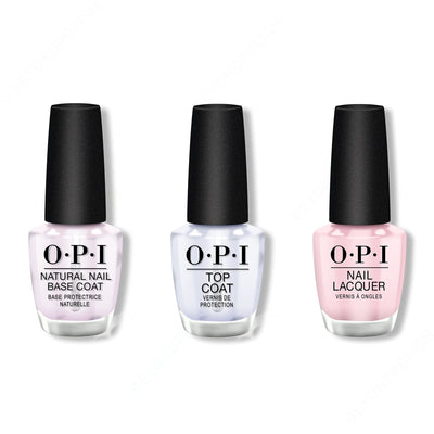 OPI - Nail Lacquer Combo - Base, Top & Mod About You 0.5 oz - #NLB56
