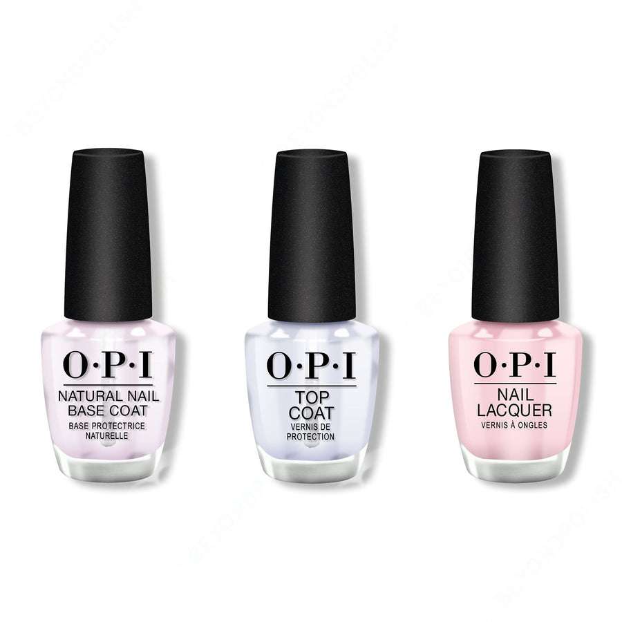 OPI - Nail Lacquer Combo - Base, Top & Mod About You 0.5 oz - #NLB56