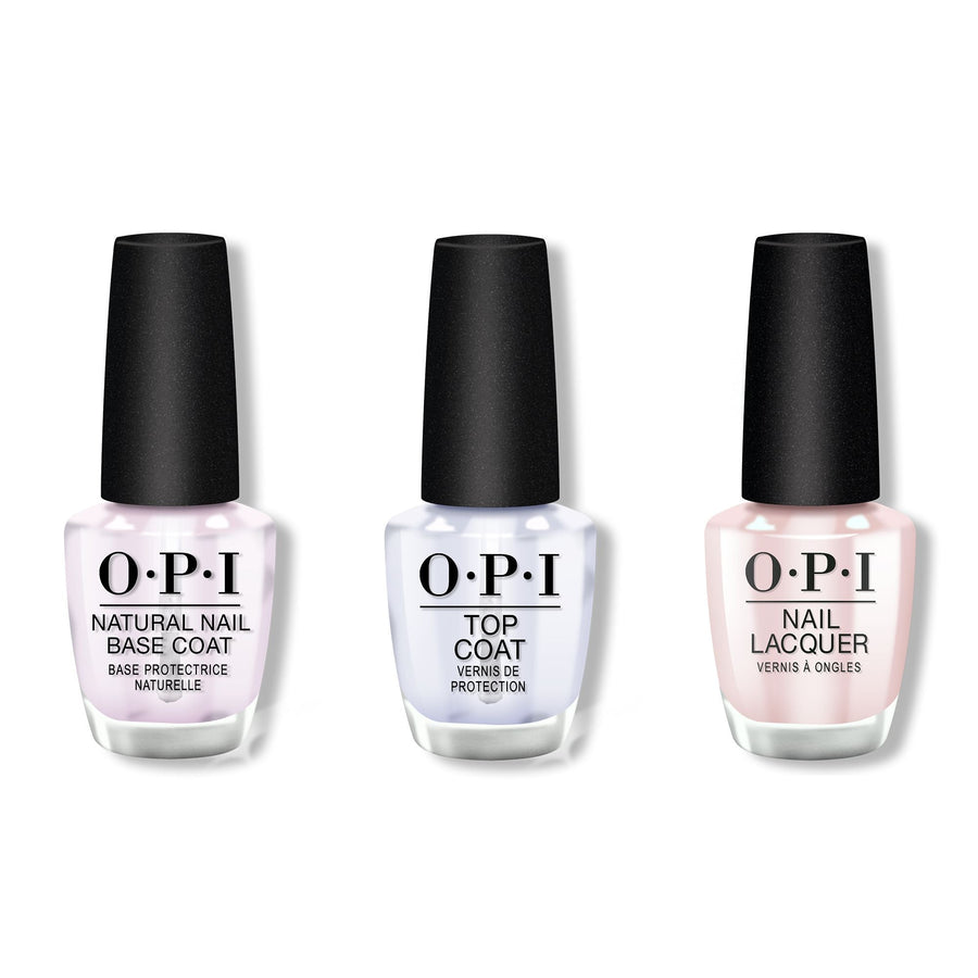 OPI - Nail Lacquer Combo - Base, Top & Movie Buff
