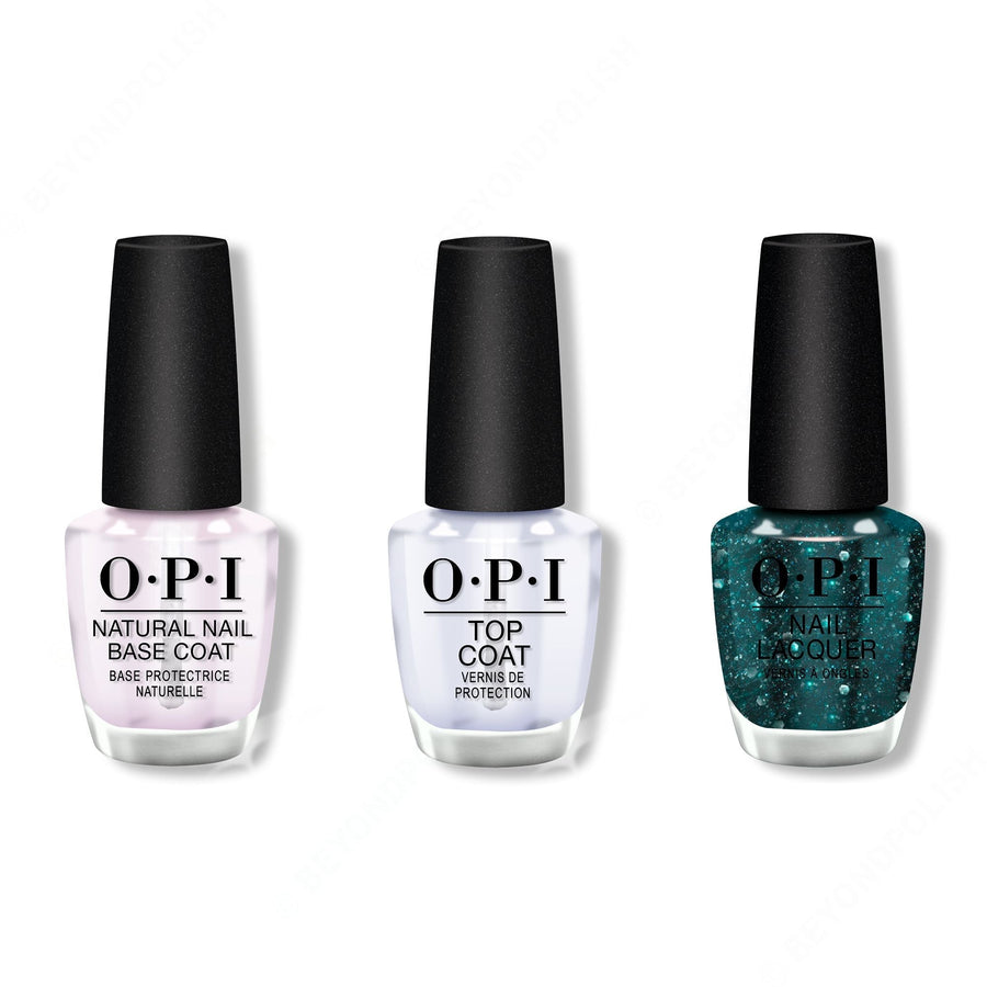 OPI - Nail Lacquer Combo - Base, Top & OPI'm a Gem