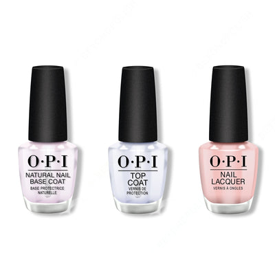 OPI - Nail Lacquer Combo - Base, Top & Passion 0.5 oz - #NLH19