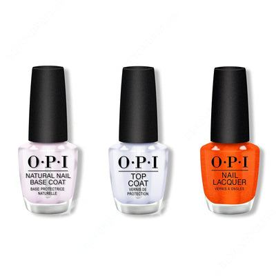 OPI - Nail Lacquer Combo - Base, Top & PCH Love Song