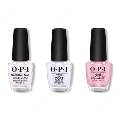 OPI - Nail Lacquer Combo - Base, Top & (P)Ink on Canvas