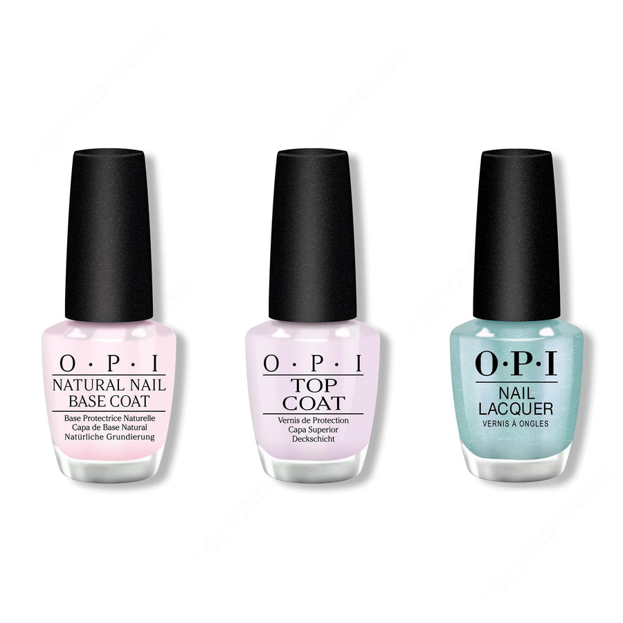 OPI - Nail Lacquer Combo - Base, Top & Pisces The Future