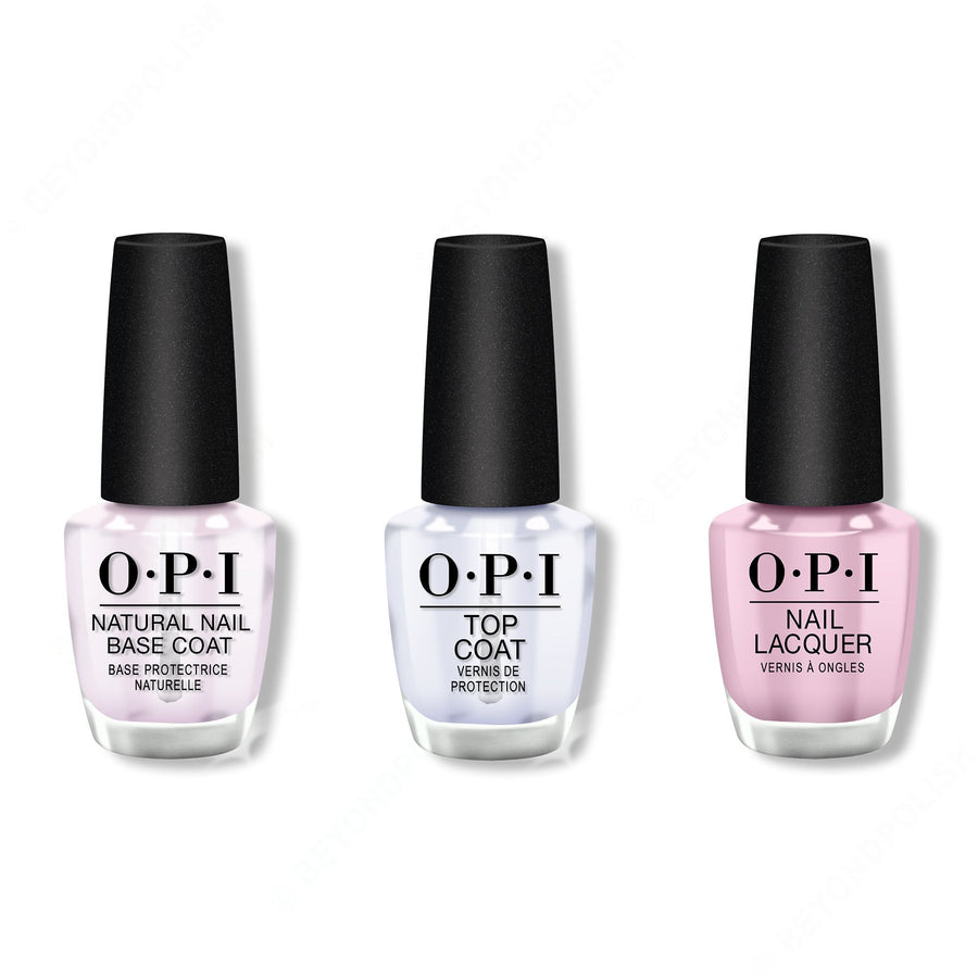 OPI - Nail Lacquer Combo - Base, Top & Purple Palazzo Pants 0.5 oz - #NLV34