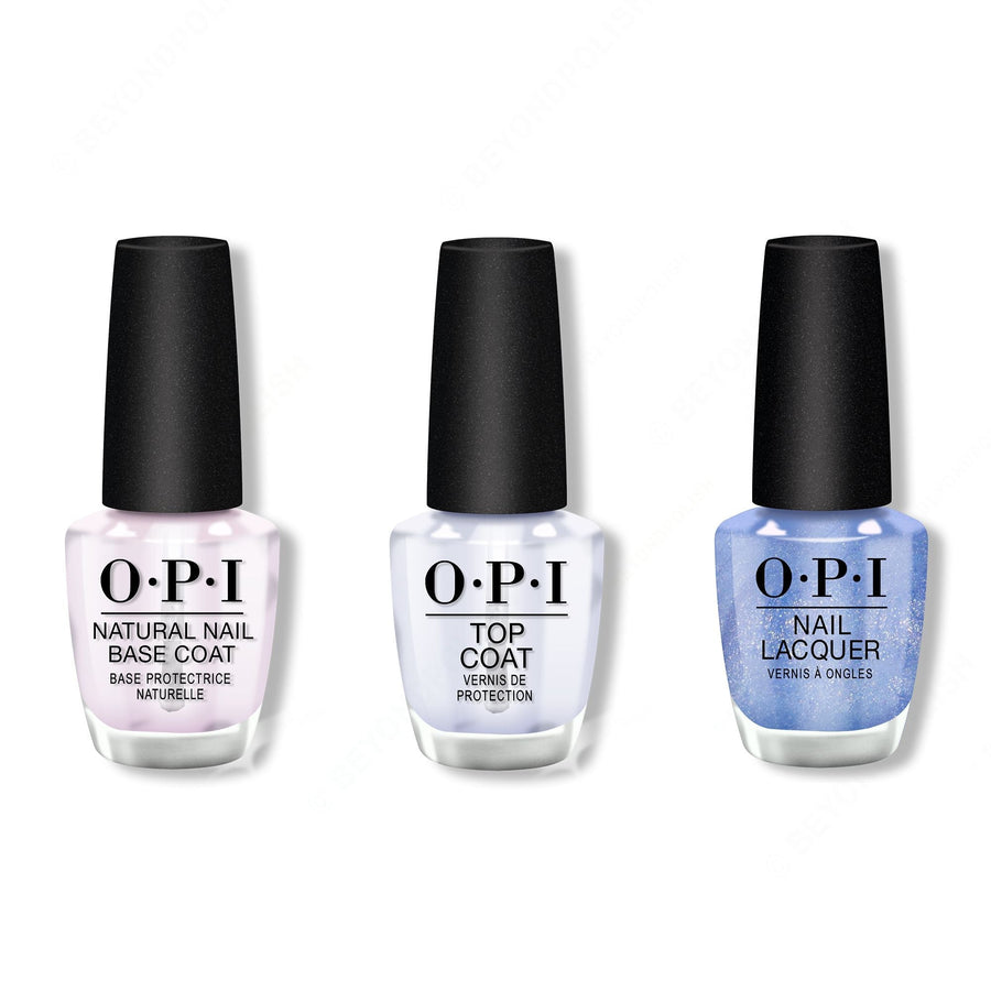 OPI - Nail Lacquer Combo - Base, Top & Show Us Your Tips! 0.5 oz - #NLN62