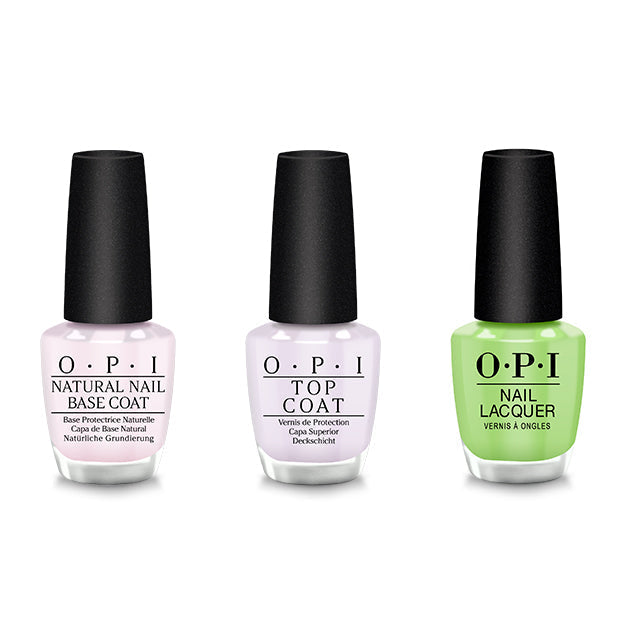 OPI - Nail Lacquer Combo - Base, Top & Summer Monday-Fridays