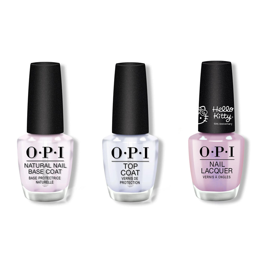 OPI - Nail Lacquer Combo - Base, Top & Supercute Color