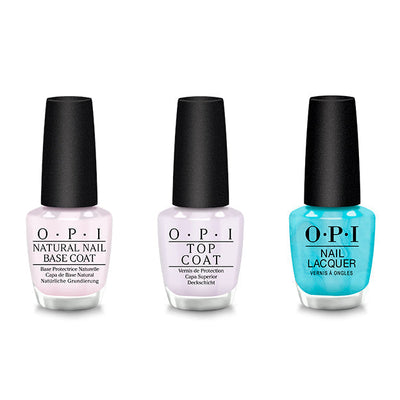 OPI - Nail Lacquer Combo - Base, Top & Surf Naked