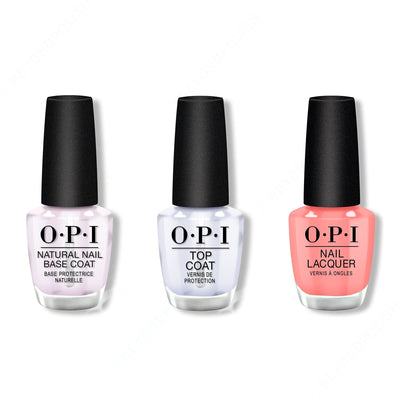OPI - Nail Lacquer Combo - Base, Top & Suzi is My Avatar