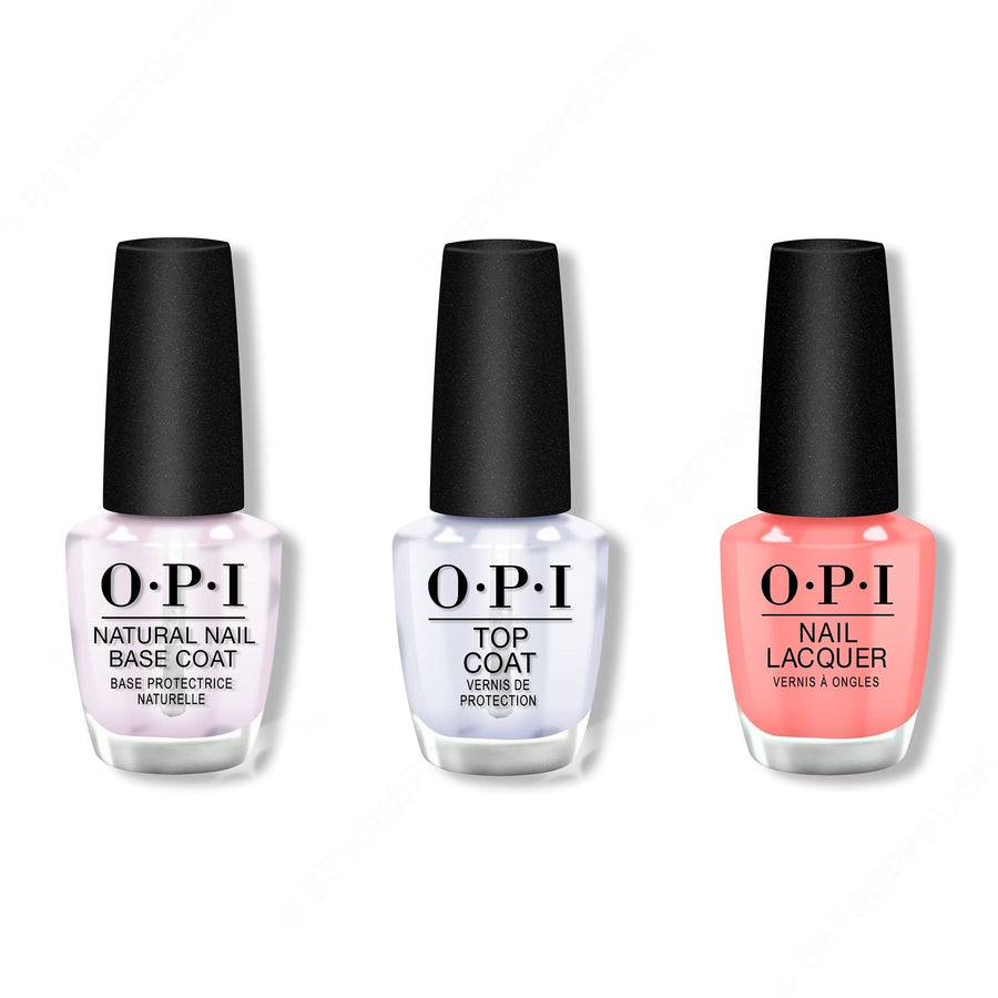 OPI - Nail Lacquer Combo - Base, Top & Suzi is My Avatar