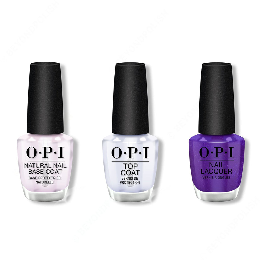 OPI - Nail Lacquer Combo - Base, Top & The Sound of Vibrance
