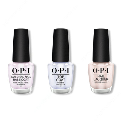 OPI - Nail Lacquer Combo - Base, Top & Tiramisu for Two 0.5 oz - #NLV28