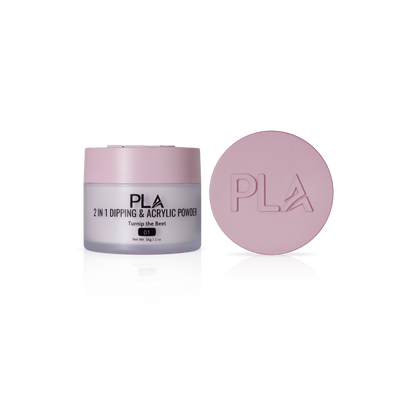 PLA 2-in-1 Dip & Acrylic Powder Turnip the Beet (01)