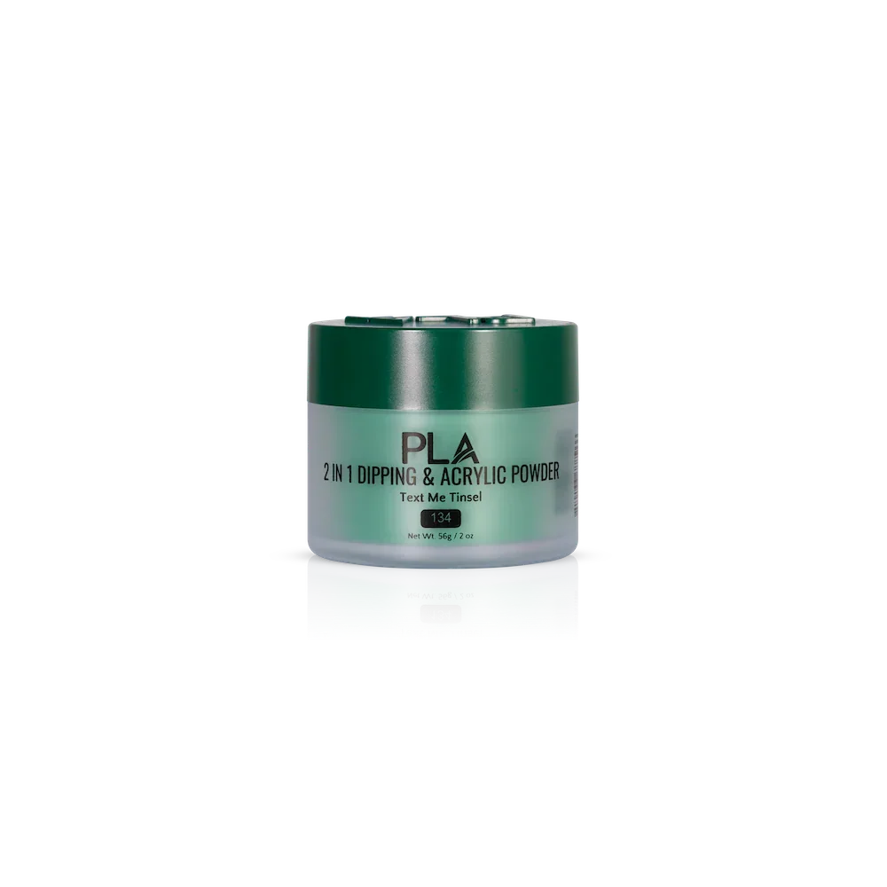 2-in-1 Dip & Acrylic Powder Text Me Tinsel - 134