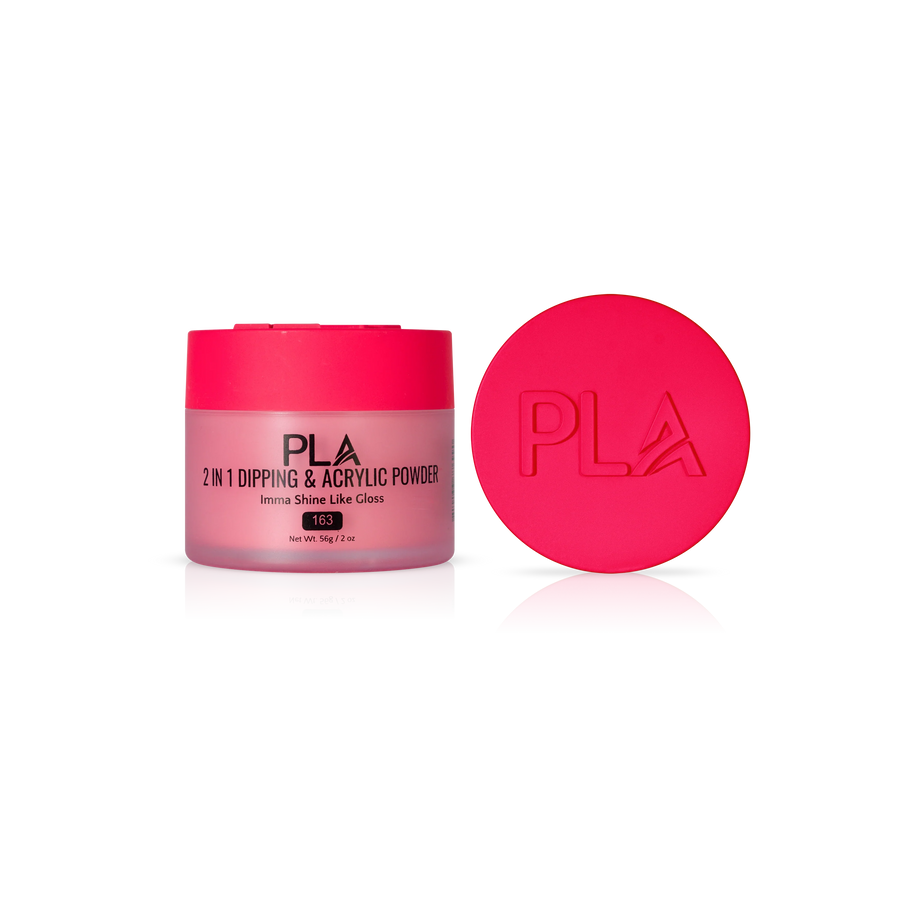 PLA 2-in-1 Dip & Acrylic Powder Imma Shine Like Gloss (163)