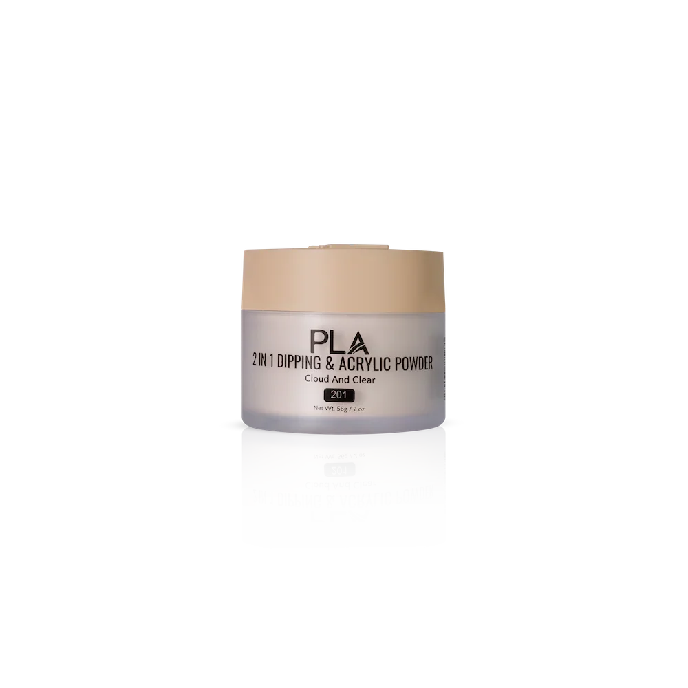 2-in-1 Dip & Acrylic Powder Cloud And Clear - 201