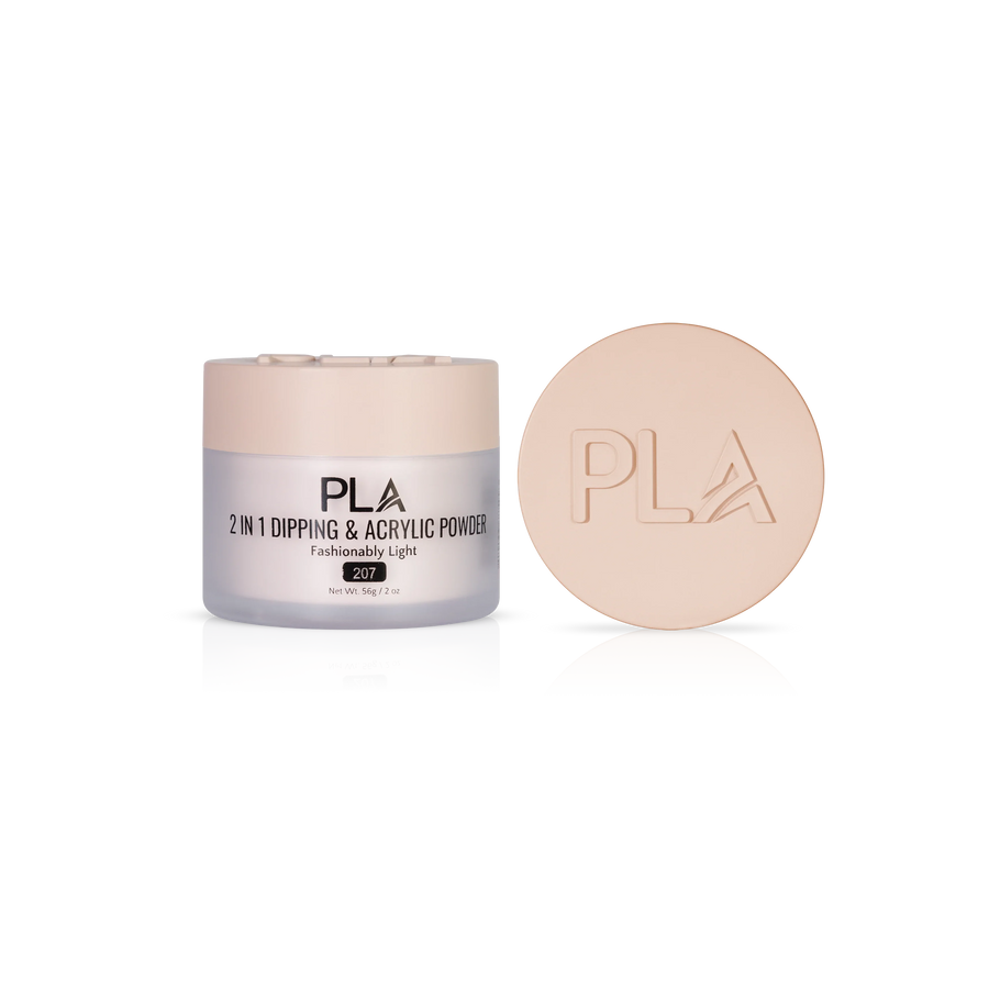 PLA 2-in-1 Dip & Acrylic Powder Fashionably Light (207)