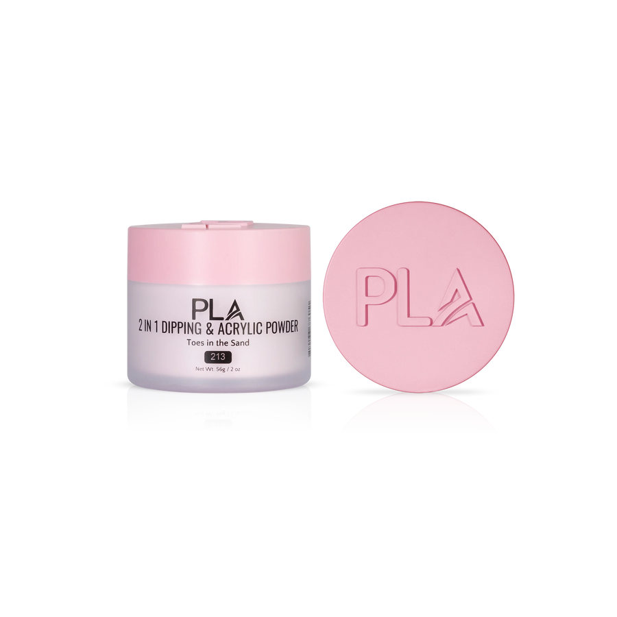 PLA 2-in-1 Dip & Acrylic Powder Toes in the Sand (213)