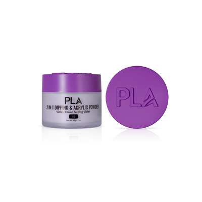 PLA 2-in-1 Dip & Acrylic Powder Violet, You're Turning Violet (45)