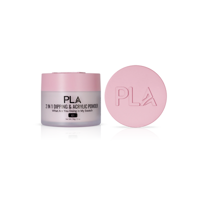 PLA 2-in-1 Dip & Acrylic Powder What Are You Doing in My Swatch (61)