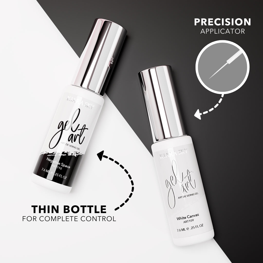 Kiara Sky -  Gel Art Duo - Black and White