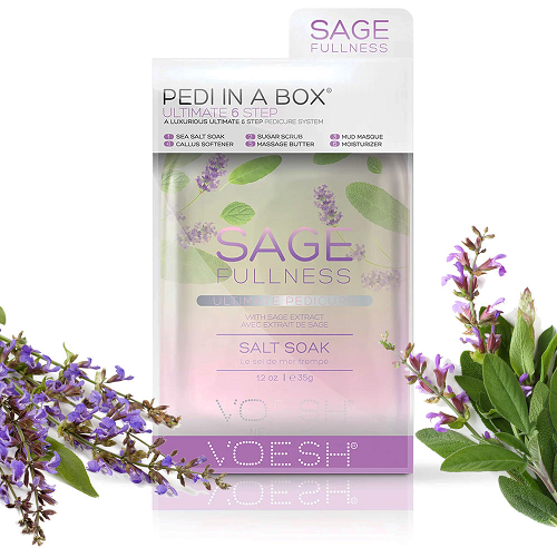 Voesh Ultimate 6 Step - Sage Fullness - Pedi in a Box 1 pc or Box Case (30Pcs)