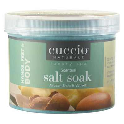 Cuccio -  Artisan Shea & Vetiver Scentual Salt Soak