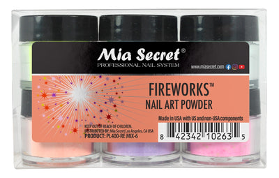 Mia Secret - Firework Nail Art Powder Collection (6PC)