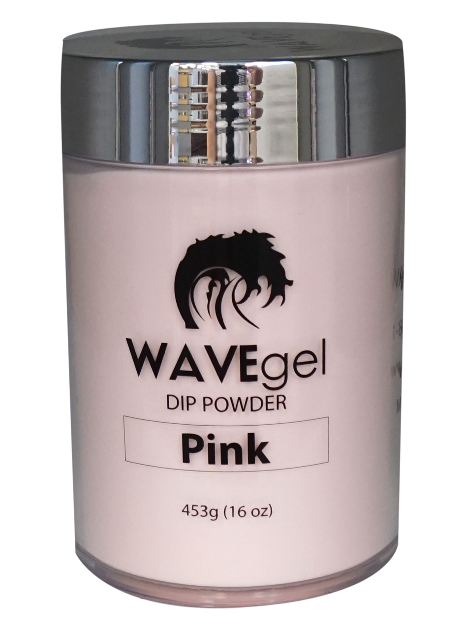 WAVEGEL DIP & ACRYLIC POWDER-PINK 16 OZ