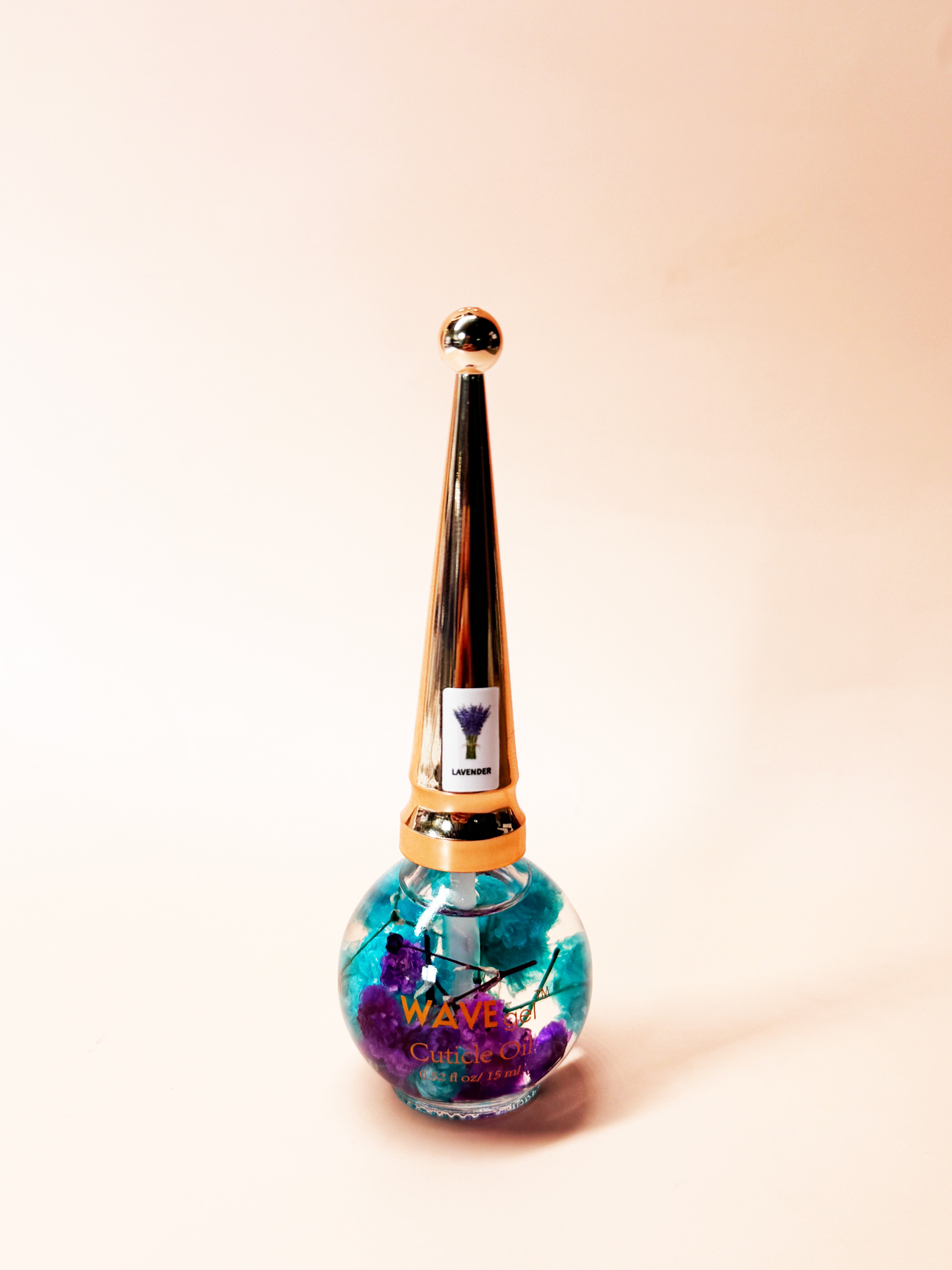 WAVEGEL CUTICLE OIL IN BOTTLE LAVENDER