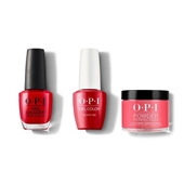 OPI - Gel, Lacquer & Dip Combo - Big Apple Red