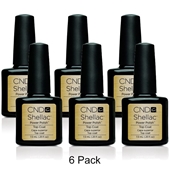 CND - Shellac - Top Coat - 6 Pack (0.25 oz)